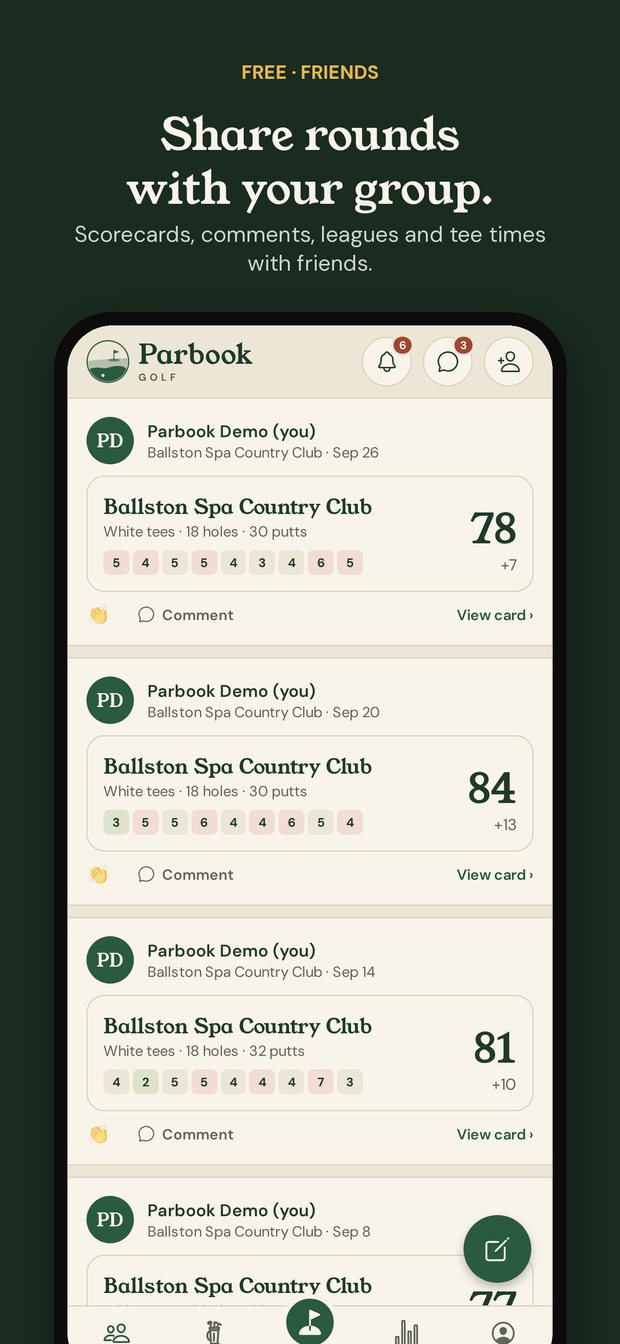 Parbook Golf screenshot 6
